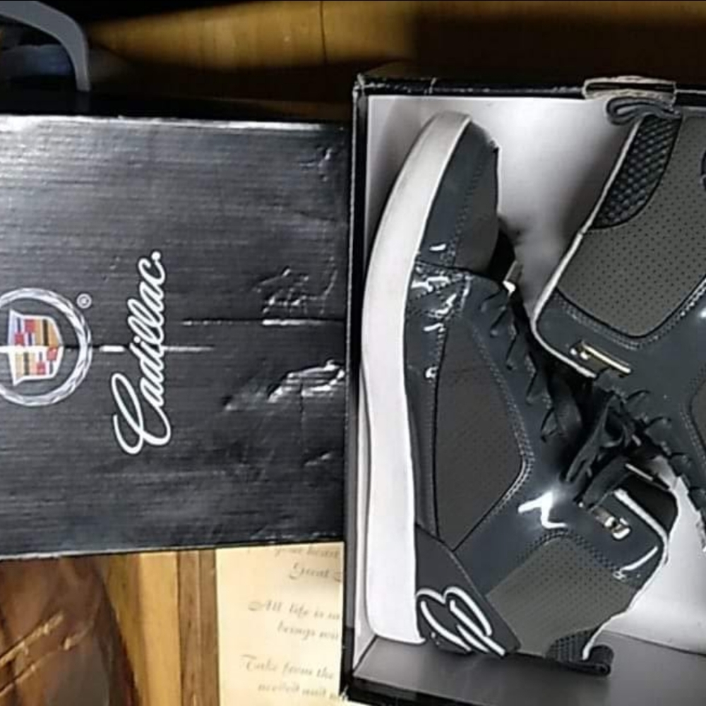 Grey cadillac shoes size 12